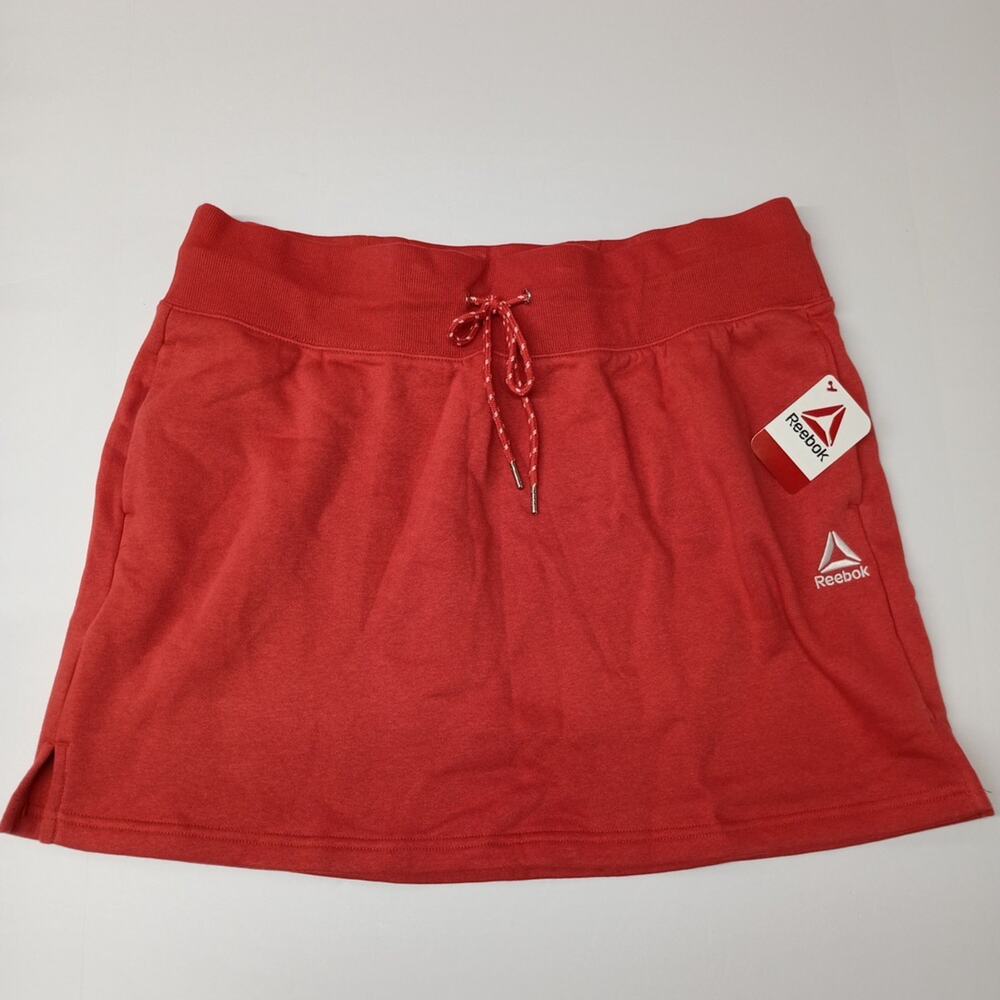 New‎ Womens Reebok Slim Fit Fleece Skirt Size 2XL Baked Apple